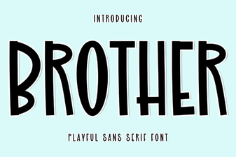 Brother Font: Creative Typography for Design Projects