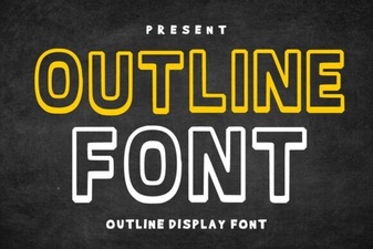 Creative Outline Font Design Ideas for Your Projects
