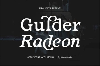 Gulder Radeon Font: Bold Design for Creative Projects